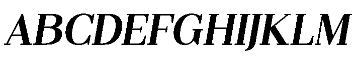 Gilferos Cntr Italic Font UPPERCASE
