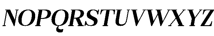 Gilferos Cntr Italic Font UPPERCASE