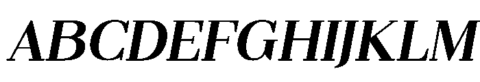 Gilferos Cntr SemExp Ita Font UPPERCASE
