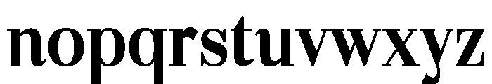 Gilferos Cntr SemiCondensed Font LOWERCASE