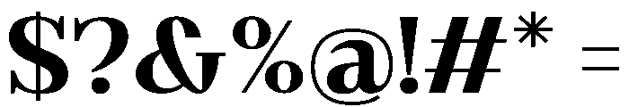 Gilferos Cntr SemiExpanded Font OTHER CHARS
