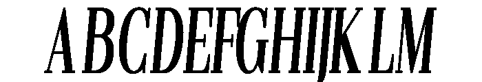 Gilferos Cntr UltCond Ita Font UPPERCASE