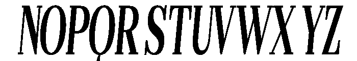 Gilferos Cntr UltCond Ita Font UPPERCASE