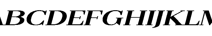 Gilferos Cntr UltExp Ita Font UPPERCASE