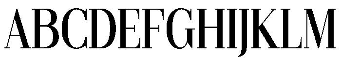 Gilferos Condensed Font UPPERCASE