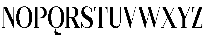 Gilferos Condensed Font UPPERCASE