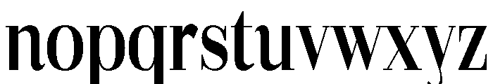 Gilferos Condensed Font LOWERCASE