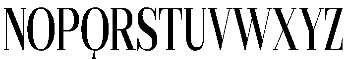 Gilferos Extra Condensed Font UPPERCASE