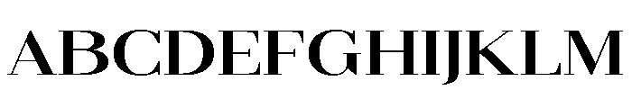 Gilferos Extra Expanded Font UPPERCASE