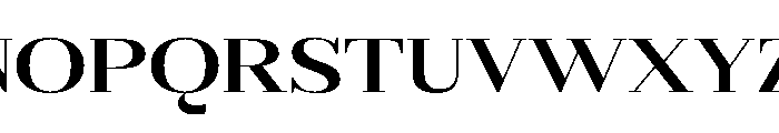 Gilferos Extra Expanded Font UPPERCASE