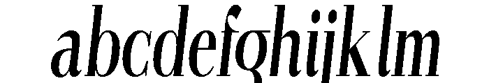 Gilferos Italic Extra Condensed FONT