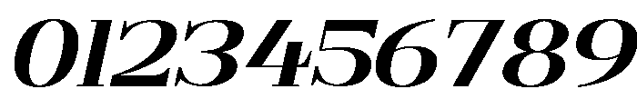 Gilferos Italic Extra Expanded Font OTHER CHARS