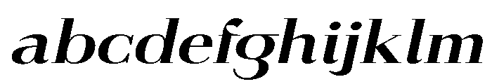 Gilferos Italic Extra Expanded FONT
