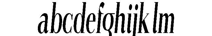 Gilferos Italic Ultra Condensed FONT