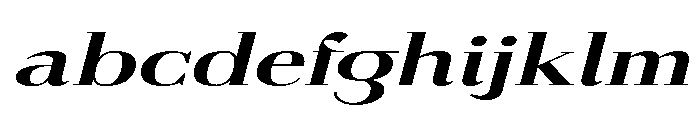 Gilferos Italic Ultra Expanded FONT