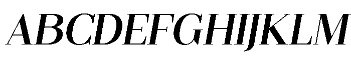 Gilferos Italic Font UPPERCASE