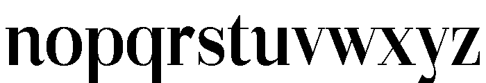 Gilferos Semi Condensed Font LOWERCASE