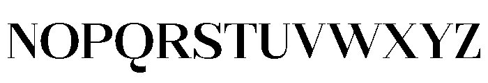 Gilferos Semi Expanded Font UPPERCASE