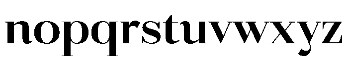 Gilferos Semi Expanded Font LOWERCASE