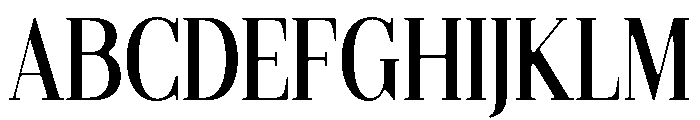 Gilferos Soft Condensed Font UPPERCASE