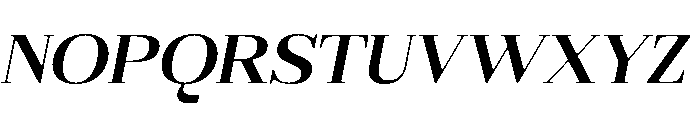 Gilferos Soft Expanded Italic Font UPPERCASE