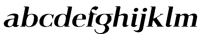Gilferos Soft Expanded Italic FONT