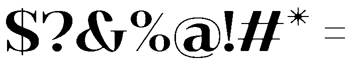 Gilferos Soft Expanded Font OTHER CHARS