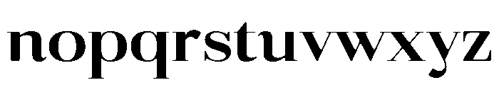 Gilferos Soft Expanded Font LOWERCASE