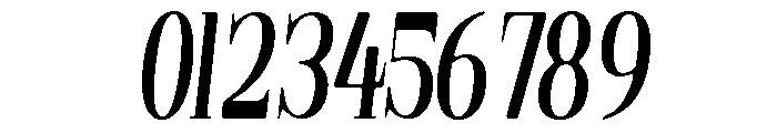 Gilferos Soft ExtCond Ita Font OTHER CHARS