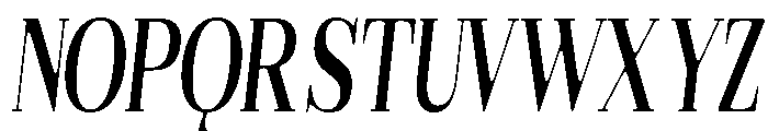Gilferos Soft ExtCond Ita Font UPPERCASE