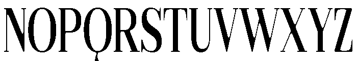 Gilferos Soft ExtraCondensed Font UPPERCASE