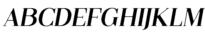 Gilferos Soft Italic Font UPPERCASE