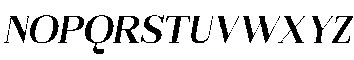 Gilferos Soft Italic Font UPPERCASE