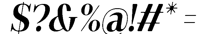 Gilferos Soft SemCond Ita Font OTHER CHARS