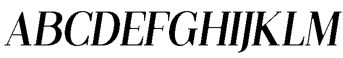 Gilferos Soft SemCond Ita Font UPPERCASE