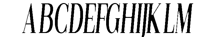 Gilferos Soft UltCond Ita Font UPPERCASE