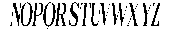 Gilferos Soft UltCond Ita Font UPPERCASE