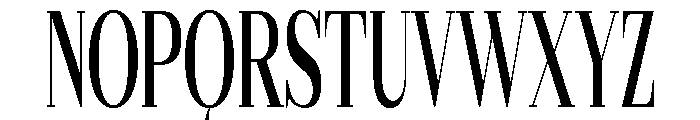 Gilferos Ultra Condensed Font UPPERCASE
