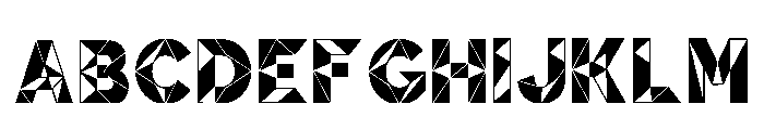 Gilib Regular Font UPPERCASE