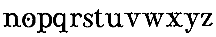 Gill_Sans Font LOWERCASE