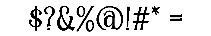 Gilligan Karl Font OTHER CHARS