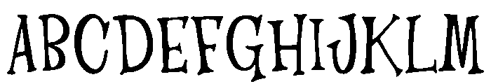 Gilligan Karl Font UPPERCASE
