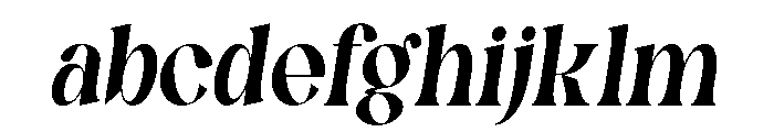 Gillna Riodia Italic FONT