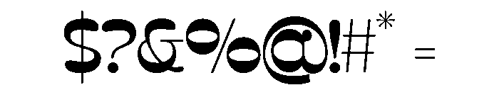 Gillyshower-Regular Font OTHER CHARS