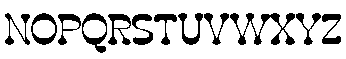 Gillyshower-Regular Font UPPERCASE