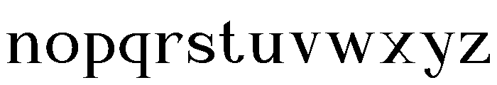 Gilmere Regular Font LOWERCASE