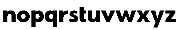 Gilmour Bold Font LOWERCASE