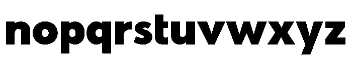 Gilmour Extra Bold Font LOWERCASE