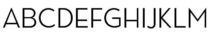 Gilmour Extra Light Font UPPERCASE
