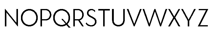 Gilmour Extra Light Font UPPERCASE